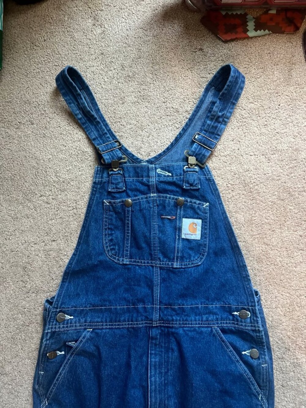 Carhartt Men’s Denim Bib Overalls 34x29